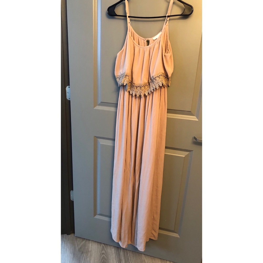 Taupe maxi dress NWT Size S